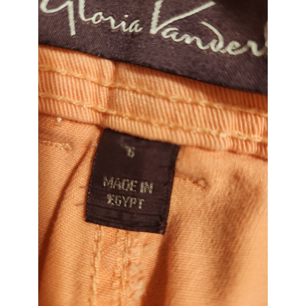 Gloria Vanderbilt Amanda Capris Women Size 6 Pink Cotton Stretch Slimming Summer - Picture 8 of 15